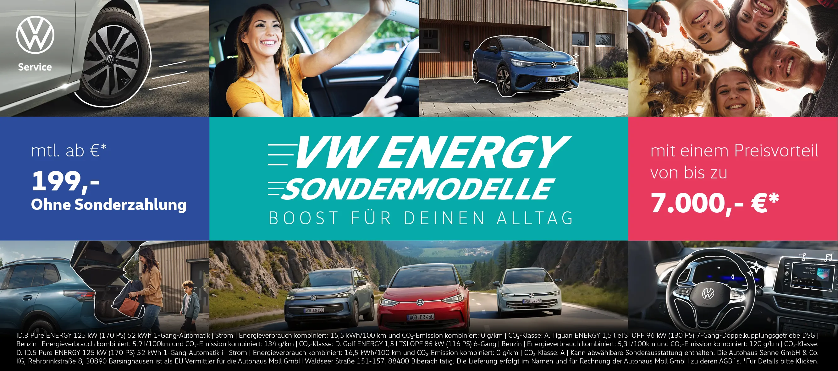 VW Energy Modelle